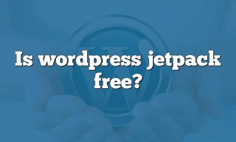 Is wordpress jetpack free?