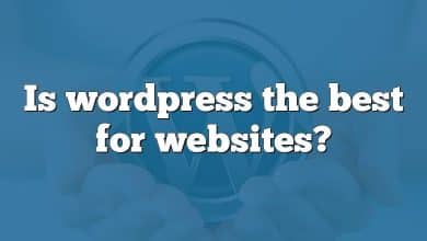 Is wordpress the best for websites?