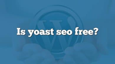 Is yoast seo free?