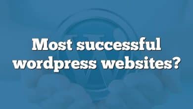 Most successful wordpress websites?