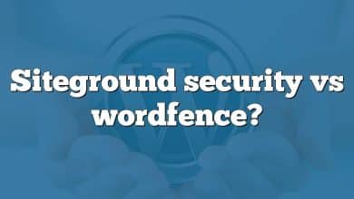 Siteground security vs wordfence?