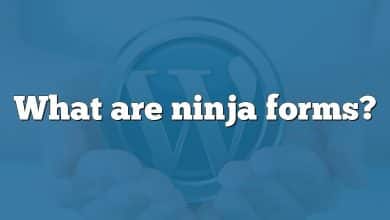 What are ninja forms?