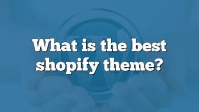 What is the best shopify theme?