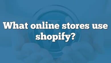 What online stores use shopify?