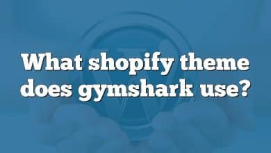 What shopify theme does gymshark use?