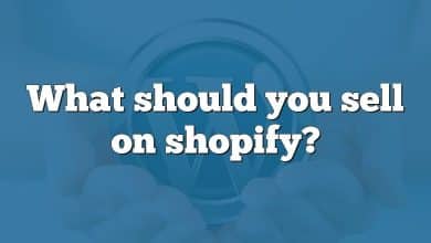 What should you sell on shopify?