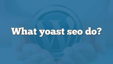 What yoast seo do?