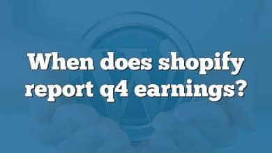 When does shopify report q4 earnings?