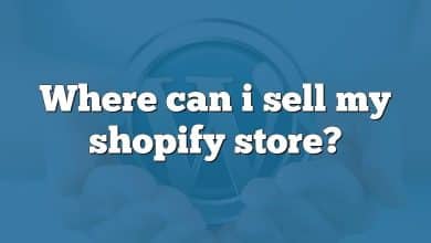 Where can i sell my shopify store?