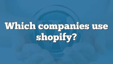 Which companies use shopify?