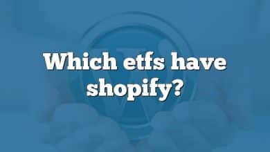 Which etfs have shopify?