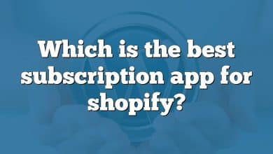 Which is the best subscription app for shopify?