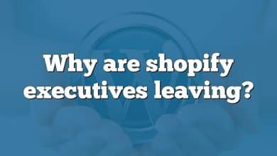 Why are shopify executives leaving?