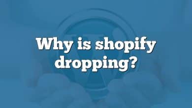 Why is shopify dropping?