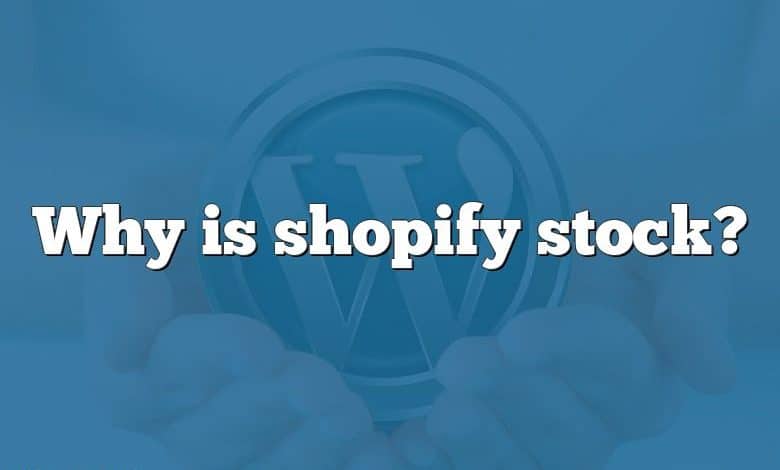 Why is shopify stock?