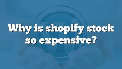 Why is shopify stock so expensive?