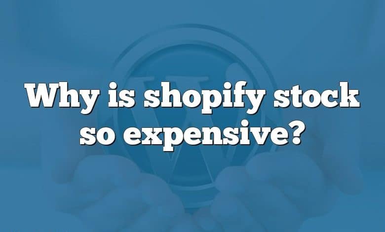 Why is shopify stock so expensive?