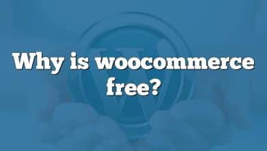 Why is woocommerce free?