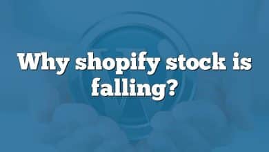 Why shopify stock is falling?