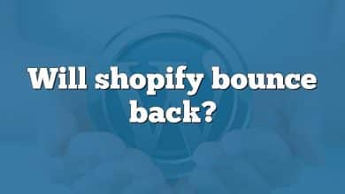 Will shopify bounce back?