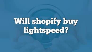 Will shopify buy lightspeed?