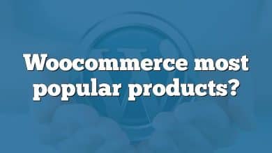 Woocommerce most popular products?