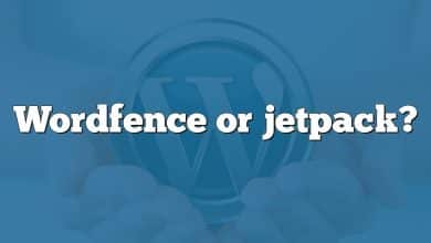 Wordfence or jetpack?