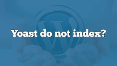 Yoast do not index?