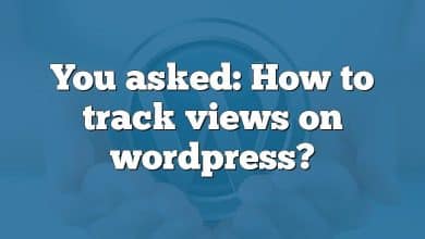 You asked: How to track views on wordpress?