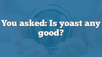 You asked: Is yoast any good?