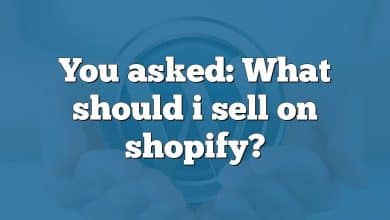 You asked: What should i sell on shopify?