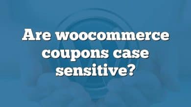 Are woocommerce coupons case sensitive?