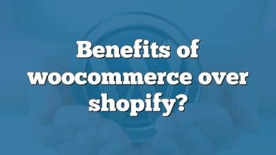 Benefits of woocommerce over shopify?