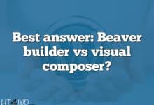 Best answer: Beaver builder vs visual composer?