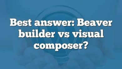 Best answer: Beaver builder vs visual composer?