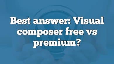 Best answer: Visual composer free vs premium?