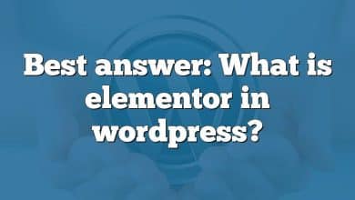 Best answer: What is elementor in wordpress?