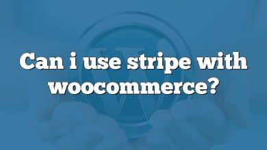 Can i use stripe with woocommerce?