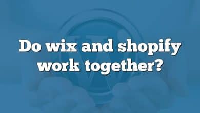 Do wix and shopify work together?