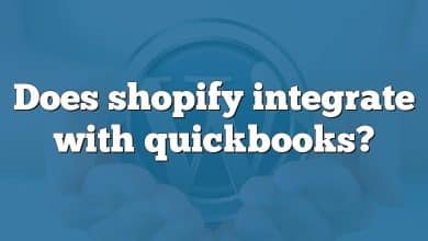 Does shopify integrate with quickbooks?