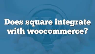 Does square integrate with woocommerce?