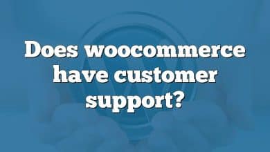 Does woocommerce have customer support?