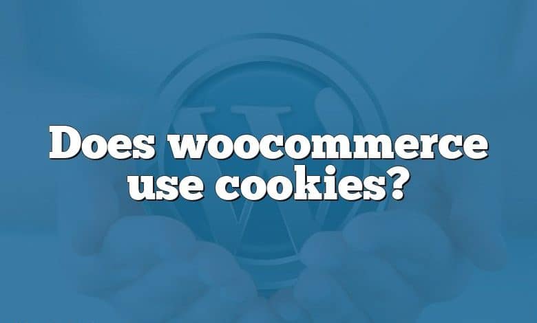 Does woocommerce use cookies?