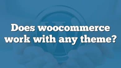 Does woocommerce work with any theme?