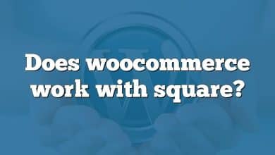 Does woocommerce work with square?