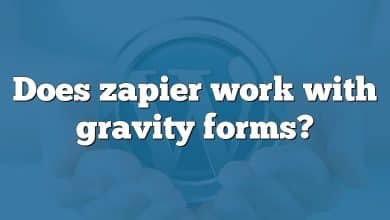 Does zapier work with gravity forms?