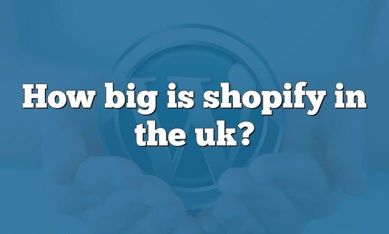 How big is shopify in the uk?