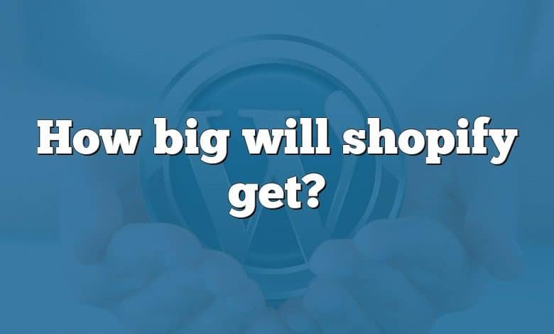 How big will shopify get?