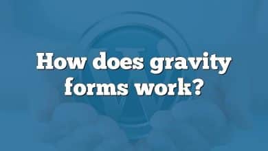 How does gravity forms work?