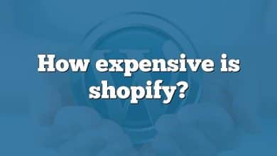 How expensive is shopify?